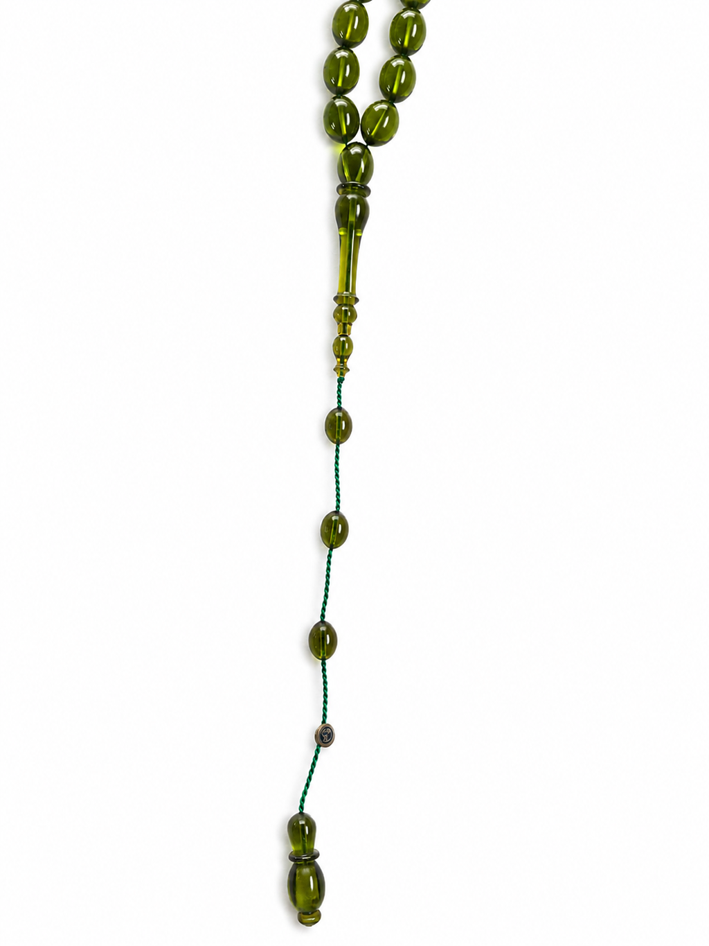 Olive Amber Prayer Beads