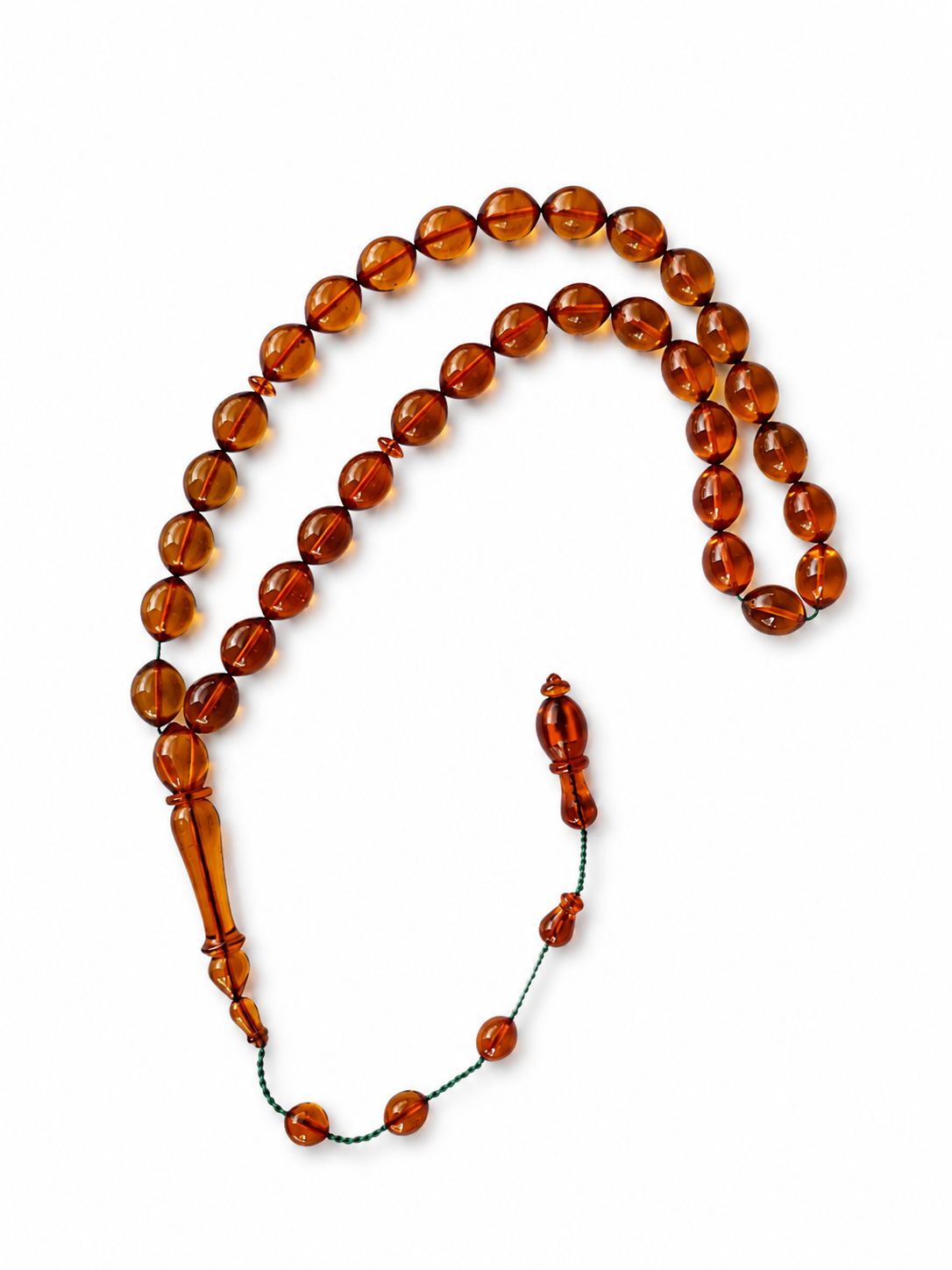 Ottoman Amber Prayer Beads - Where Elegance and Nobility Meet